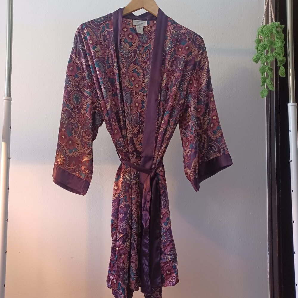Vintage silk robe